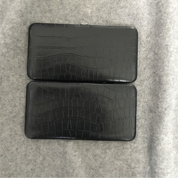 Faux Leather Black Wallet - Picture 4 of 7